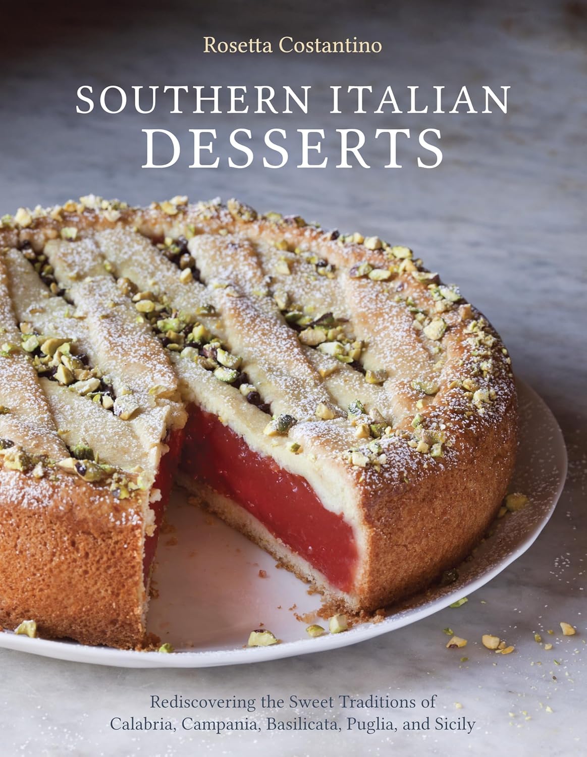 Book cover of 'Southern Italian Desserts' ITALIAN COOKING BOOK.
