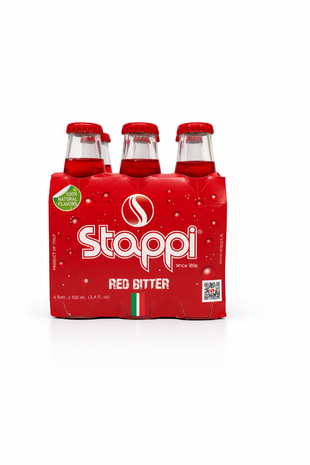 Italian red bitter in a box of 6 pack of 100ml